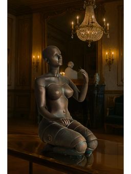 Acad Home - Gold The Gesture Of Inquiry - Sculpture