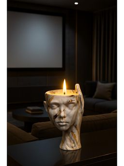 Acad Home - White Guiding Flame-Scented Candle