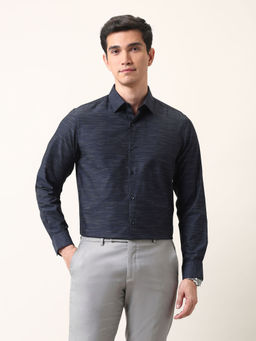 Arrow - Mens Blue Solid/Plain Shirt