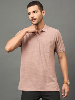 Club York - Men Fawn Polo neck T-Shirt