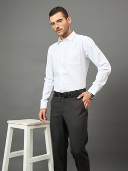 Club York - Men White collar neck Shirt