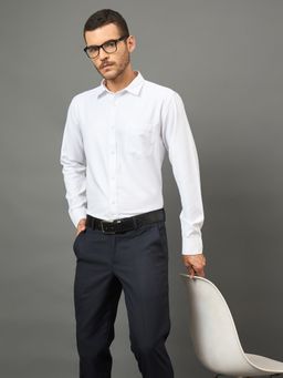 Club York - Men White collar neck Shirt