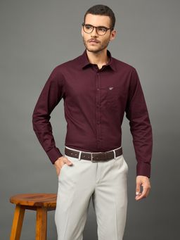 Club York - Men Wine collar neck Shirt