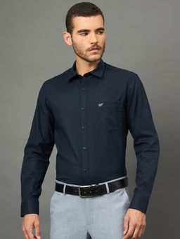 Club York - Men Navy collar neck Shirt