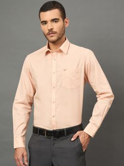 Club York - Men Peach collar neck Shirt