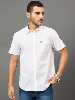 Club York - Men White collar neck Shirt