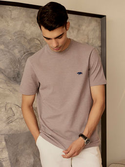 Andamen - Men Solid Cotton Melange Regular Fit Polo T-shirt (S)