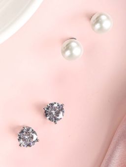 Zavya - Classic Everyday 925 Silver Earring Pack of 2