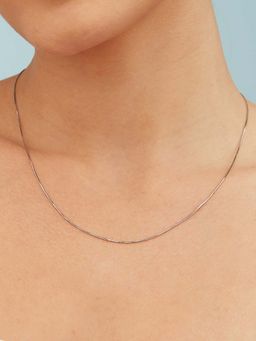 Zavya - Serpentine Silver Plated 925 Sterling Silver Snake Chain 24 Inch