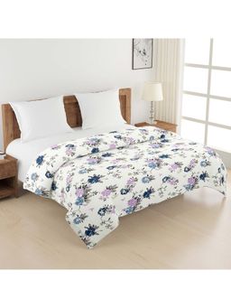 Swayam - Pure Cotton Double Bed Ac Comforter-Blue