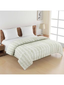 Swayam - Pure Cotton Double Bed Ac Comforter-Green