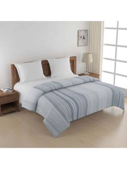 Swayam - Blended Cotton Double Bed Ac Comforter-Blue