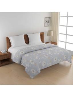 Swayam - Blended Cotton Double Bed Ac Comforter-Grey
