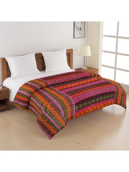 Swayam - Pure Cotton Double Bed Ac Comforter-Pink