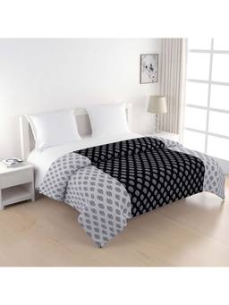 Swayam - Pure Cotton Double Bed Ac Comforter-Black