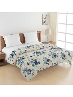 Swayam - Pure Cotton Double Bed Ac Comforter-Blue