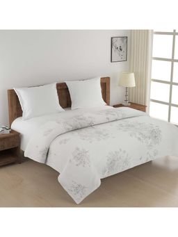 Swayam - Mercerized Pure Cotton Double Bed Ac Comforter-White/Neutral