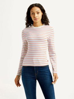 Levi's - Multi-Color Stripes Full Sleeves T-Shirt