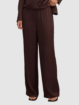 Forever New - Brown Solid/Plain Straight Casual Pant