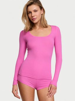 Victoria's Secret - Sosoft Modal Ribbed T-Shirt with Shorts (S)