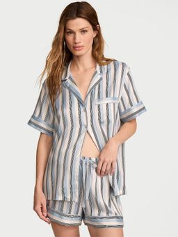 Victoria's Secret - Signature Satin Shirt with Shorts