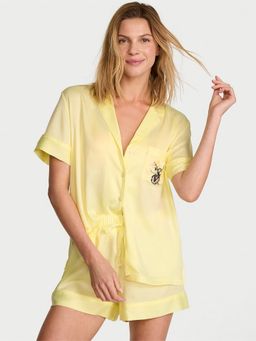 Victoria's Secret - Signature Satin Shirt with Shorts