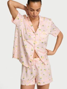 Victoria's Secret - Signature Satin Shirt with Shorts