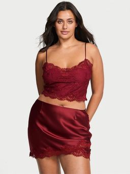 Victoria's Secret - Dream Angels Satin Lace Camisole with Mini Skirt