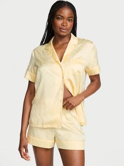 Victoria's Secret - Signature Satin Shirt with Shorts
