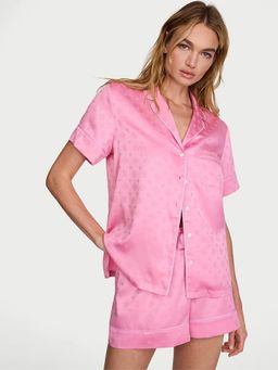 Victoria's Secret - Signature Satin Shirt with Shorts
