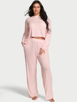 Victoria's Secret - Modal Wide-Rib Long Lounge Top with Pant