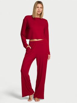 Victoria's Secret - Modal Wide-Rib Long Lounge Top with Pant