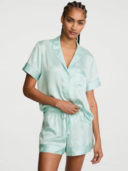 Victoria's Secret - Signature Satin Shirt with Shorts