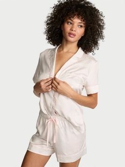 Victoria's Secret - Signature Satin Shirt with Shorts
