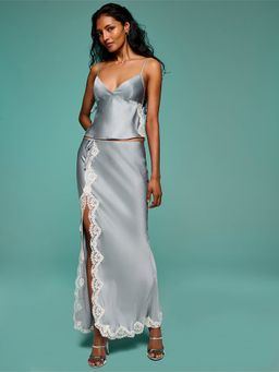 Victoria's Secret - Dream Angels Satin Lace-Trim Camisole with Maxi Skirt