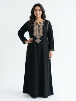 SANAA - Women Embroidered Viscose Loungewear Night Dress