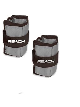 Reach - Adjustable Ankle Weights for Fitness (25kg, Grey)