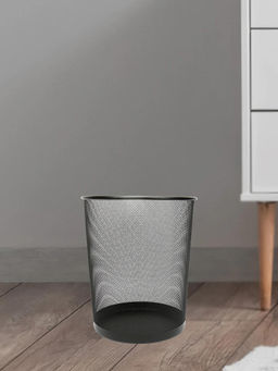 At Home by Nilkamal - Big Mesh Garbage Dustbin|Set of 1| Size - 30 Ltr - 29 cm x 23 cm| Black