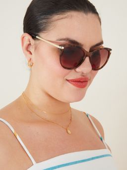 Accessorize London - Metal Arm Classic Sunglasses