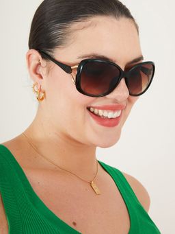Accessorize London - Metal Detail Wrap Sunglasses