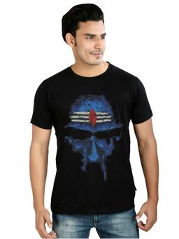 Tantra - Black Round Neck Printed T-shirt