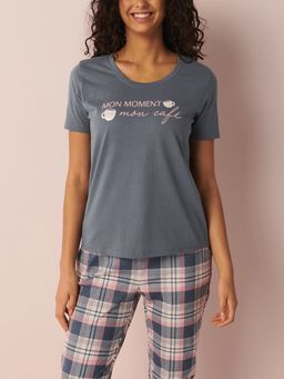 La Vie En Rose - Cotton Crew Neck T-shirt