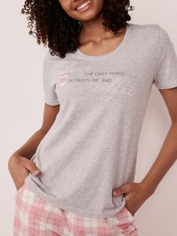 La Vie En Rose - Cotton Crew Neck T-shirt