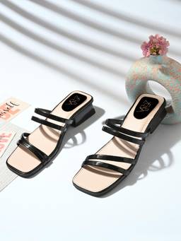 Zebba - Women Diana Black Sandals Heels