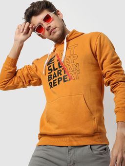 Campus Sutra - Men Printed Stylish Hooded Sweatshirts