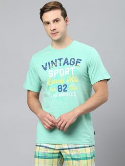 Beverly Hills Polo Club - Green Vintage Distressed T-Shirt