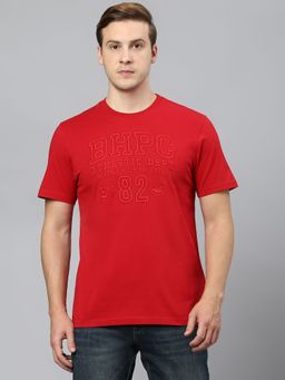 Beverly Hills Polo Club - Red Bhpc Athletic Dept T-Shirt