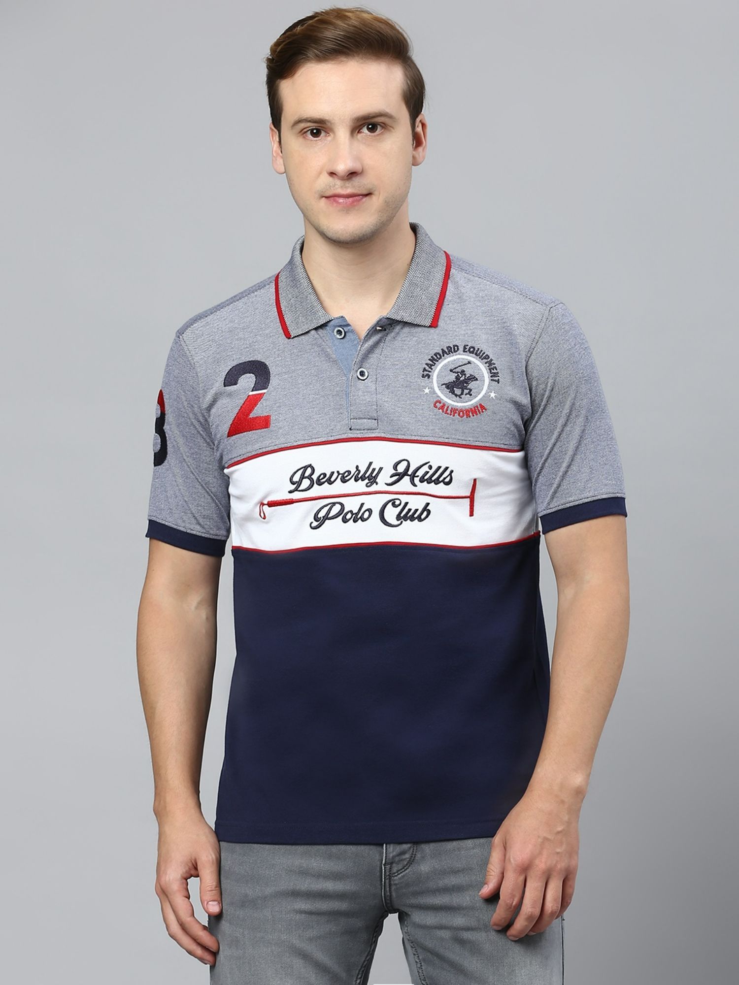 Buy Beverly Hills Polo Club Standard Equipment Polo T-Shirt Online