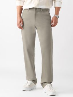 The Souled Store - Stone Beige Men Chinos