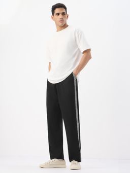 The Souled Store - Straight-Fit Black Men Trackpant